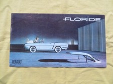 Renault floride brochure d'occasion  Saint-Laurent-de-la-Cabrerisse