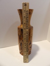 turned wood vase for sale  Elgin