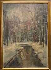 Dipinto olio tavola usato  Monza