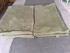 Sage green throws for sale  STOCKPORT