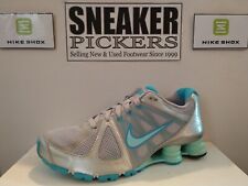 Nike Feminino Shox Agent + Retrô - 438683 044 - Cinza / Turquesa - Prata - Tamanho 8 comprar usado  Enviando para Brazil
