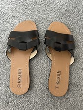 Women black sandals for sale  ASHFORD