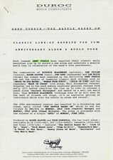 Deep Purple - The Battle Rages On - June 1993 [UK] - Press Release, usado comprar usado  Enviando para Brazil