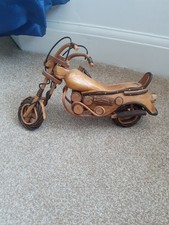 Wooden motorbike ornament for sale  NORWICH