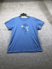 Manga curta Life Is Good tamanho XL. Front say Sand By Me comprar usado  Enviando para Brazil