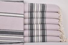 Towel, Lilac Towel, Striped Towel, 40x71 Inches, usado comprar usado  Enviando para Brazil