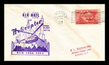 CAPA DOS EUA HELICÓPTERO PRIMEIRO VOO CORREIO AÉREO AM 111 PRINCETON NOVA JERSEY comprar usado  Enviando para Brazil