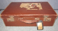 Antique leather case for sale  WIGTON