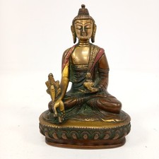 Medicine buddha brass for sale  ROMFORD