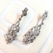 Vintage marcasite earrings for sale  GLASGOW