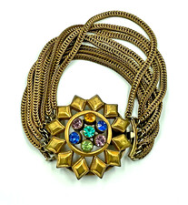 antique czech brass bracelet for sale  Lampasas