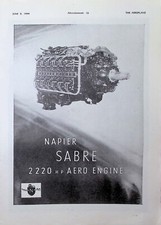 1944 napier sabre for sale  BRIDGEND
