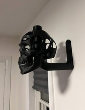 Usado, Suporte de exibição capacete caveira montado na parede – Perfeito para motocicleta e cosplay comprar usado  Enviando para Brazil