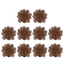 10pcs chiffon flowers d'occasion  Expédié en Belgium