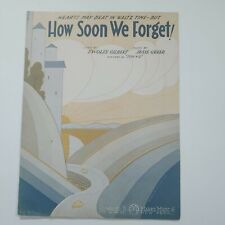 Soon forget song for sale  Orange