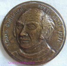 Med8057 medaille poete d'occasion  Le Beausset