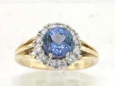 Tansanit ring 585 gebraucht kaufen  Idar-Oberstein