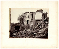 Giorgio Sommer, Napoli, Rovine di San Sebastiano al Vesuvio vintage albumen prin comprar usado  Enviando para Brazil