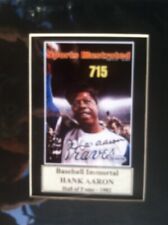 Signed hank aaron for sale  Gorham