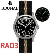 Relógio de trincheira militar clássico RDUNAE RA03 MIYOTA 2035 quartzo 34,5 mm 50M C3 316L, usado comprar usado  Enviando para Brazil