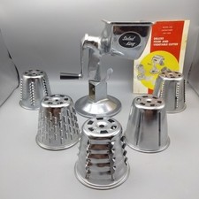 Processador de alimentos vintage Salad King ralador cortador de vegetais com 5 cones comprar usado  Enviando para Brazil