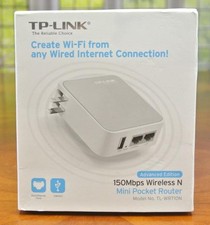 Mini roteador sem fio Wi-Fi TP-Link N150 com adaptador de ponto de acesso extensor de alcance comprar usado  Enviando para Brazil
