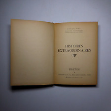 N23.573 Extraordinary Stories 1949 Edgar Poe Translation Baudelaire Illustrated, usado comprar usado  Enviando para Brazil