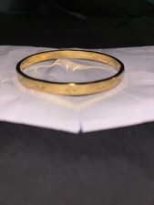 LINDA PULSEIRA DE OURO COM DIAMANTE NORTHSTAR AO REDOR. TRAVÁVEL. OBO comprar usado  Enviando para Brazil