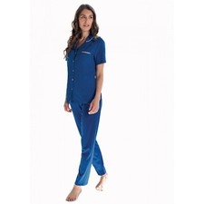Usado, Pijama Abierto Manga Corta De Mujer de Algodón Fresco Jersey Linclalor 71359 comprar usado  Enviando para Brazil