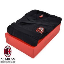 Accappatoio milan nero usato  Italia