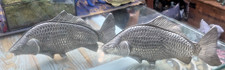 silver fish ornament for sale  WIMBORNE