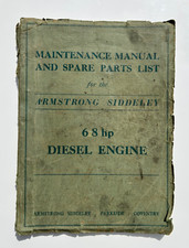 Armstrong siddeley diesel for sale  UK