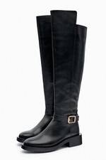 Zara verknee lederstiefel gebraucht kaufen  Neckarsulm