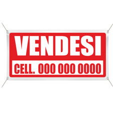 Banner striscione vendesi usato  Alcamo