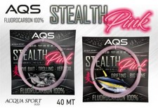MONOFILO PESCA STEALTH PINK FLUOROCARBON AQS FILO DRIFTING TRAINA VERTICAL ROSA comprar usado  Enviando para Brazil