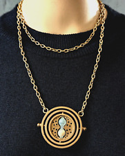 Usado, Colar longo pingente Harry Potter Hermione Time Turner joias místicas 35" comprar usado  Enviando para Brazil