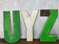 Vintage metal letters for sale  Waupun