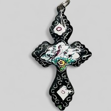 Persian enamel pendant for sale  Center