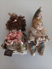 Coppia bambole ceramica usato  Roma