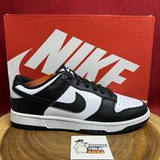 Sapato Nike Dunk Low Preto Branco DD1391 100 Tamanho 10.5 Panda Médio Pombo Direito Apenas comprar usado  Enviando para Brazil