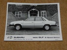 Subaru 1600 glf for sale  STOURPORT-ON-SEVERN