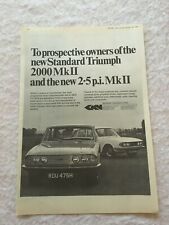 Standard triumph 2000 for sale  BRISTOL