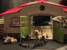 Schleich pferdestall 42195 gebraucht kaufen  Tacherting