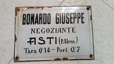 Vecchia insegna targa usato  Sant Elena Sannita