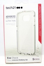 Capa transparente transparente transparente TECH21 Evo Check ultra fina para Samsung Galaxy S6 comprar usado  Enviando para Brazil