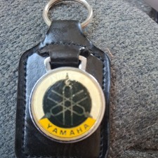 Black leather keyring for sale  BRIGHTON
