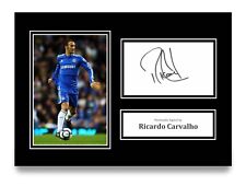 Usado, Ricardo Carvalho Signed A4 Photo Autograph Chelsea Signature Gift Display + COA comprar usado  Enviando para Brazil