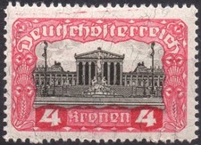 AUSTRIA 1919/1921 -217-  MNH** 4 Kronen Palazzo del Parlamento #S#AT2 comprar usado  Enviando para Brazil
