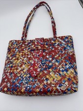 DIVERTIDO! Bolsa tote Candy Wrapper colorida multicolorida re*bagz reciclada comprar usado  Enviando para Brazil