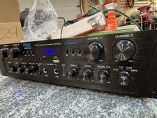 Amplificador de Home Theater Pyle MP3/USB/SD/AUX/FM Rádio Preto PDA77BU comprar usado  Enviando para Brazil